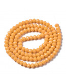 Rondelle faceteado. 3x2 milímetros. Goldenrod. 0,8 mm perforación. 135 uds hilo aprox. 1 hilo.