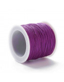 Cordón de nylon. 1 milímetro grosor. Color MEDIUM VIOLET. 90 metros. 1 cono.