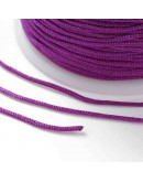 Cordón de nylon. 1 milímetro grosor. Color MEDIUM VIOLET. 90 metros. 1 cono.