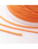 Cordón de nylon. 1 milímetro grosor. Color DARK ORANGE. 90 metros. 1 cono.