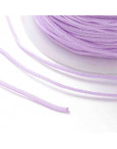 Cordón de nylon. 1 milímetro grosor. Color LILAC. 90 metros. 1 cono.