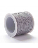 Cordón de nylon. 1 milímetro grosor. Color GRAY. 90 metros. 1 cono.