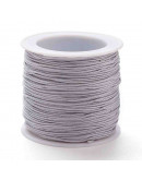 Cordón de nylon. 1 milímetro grosor. Color GRAY. 90 metros. 1 cono.
