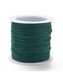 Cordón de nylon. 1 milímetro grosor. Color TEAL. 90 metros. 1 cono.