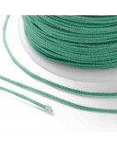 Cordón de nylon. 0.8 mm grosor. MEDIUM TURQUOISE. 90 metros cono. 1 cono.