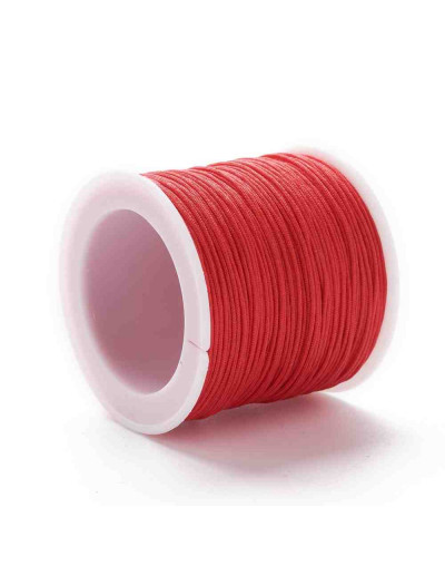 Cordón de nylon. 0.8 mm grosor. RED. 90 metros cono. 1 cono.