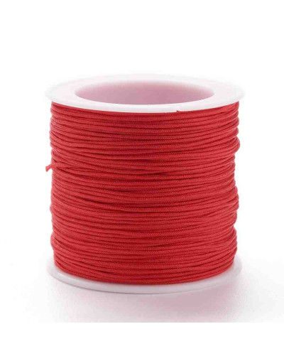 Cordón de nylon. 0.8 mm grosor. RED. 90 metros cono. 1 cono.
