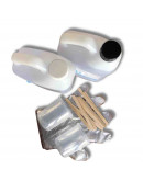 Resina Epoxy. Color cristal. Relación 1:1. 1/2+1/2 galón (3780 ml). Incluye accesorios. 1 set.