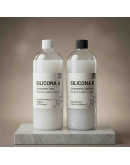 Silicona elaboración moldes. Relación 1:1. 8+8 onzas (470 ml). 1 set.