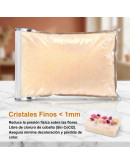 Gel Silice. Absorbe humedad, secado de flores, proteger ropa, electrónica, herramientas, docs. 1 kg.