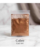 Polvo Mica. COOPER. Para uso con resina, cera, parafina y glicerina. 100 gramos.
