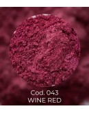 Polvo Mica. WINE RED. Para uso con resina, cera, parafina y glicerina. 100 gramos.