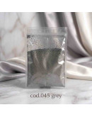 Polvo Mica. GREY. Para uso con resina, cera, parafina y glicerina. 50 gramos.