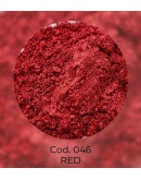 Polvo Mica. RED. Para uso con resina, cera, parafina y glicerina. 100 gramos.