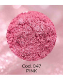 Polvo Mica. PINK. Para uso con resina, cera, parafina y glicerina. 50 gramos.