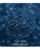 Polvo Mica. DARK BLUE. Para uso con resina, cera, parafina y glicerina. 100 gramos.