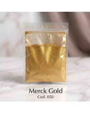 Polvo Mica. MERK GOLD. Para uso con resina, cera, parafina y glicerina. 100 gramos.
