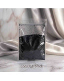 Polvo Mica. BLACK. Para uso con resina, cera, parafina y glicerina. 50 gramos.